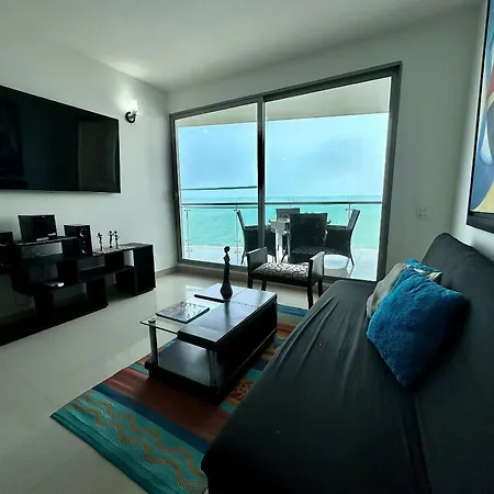 Apartamento Amplios Aptos De Lujo Frente A La Playa A 5 Minutos Del Centro Y Del Aeropuerto, En Edificio Con Piscina, Jacuzzi, Sauna, Gimnasio, Turco Y Seguridad Las 24 Hs. Cartagena