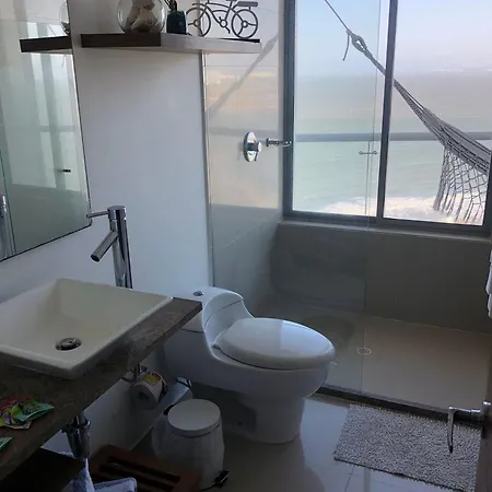 Amplios Aptos De Lujo Frente A La Playa A 5 Minutos Del Centro Y Del Aeropuerto, En Edificio Con Piscina, Jacuzzi, Sauna, Gimnasio, Turco Y Seguridad Las 24 Hs. Apartment Cartagena